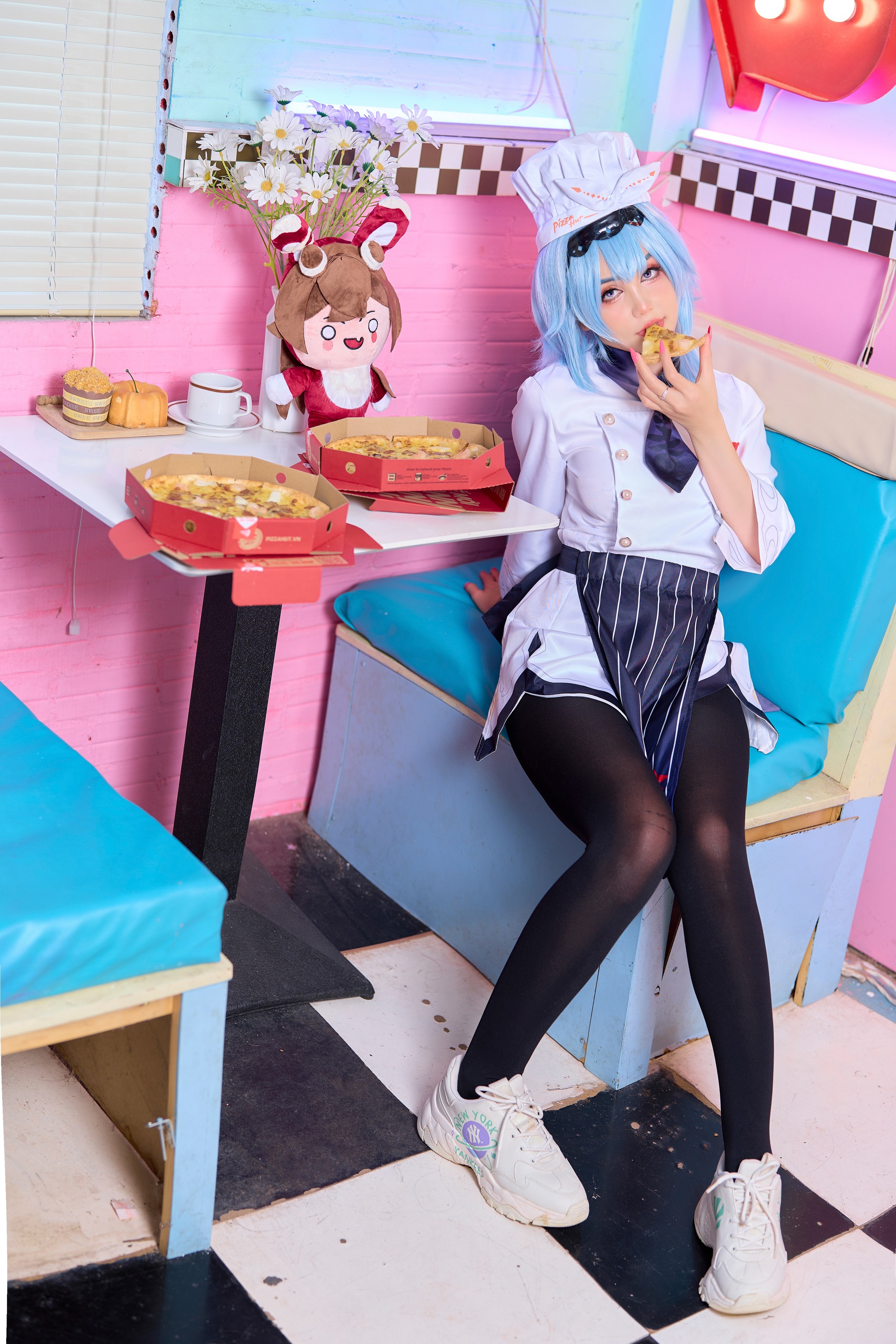 图片[1]-Joyce Lin2x – NO.049 Eula Pizza[49P]-XikXak